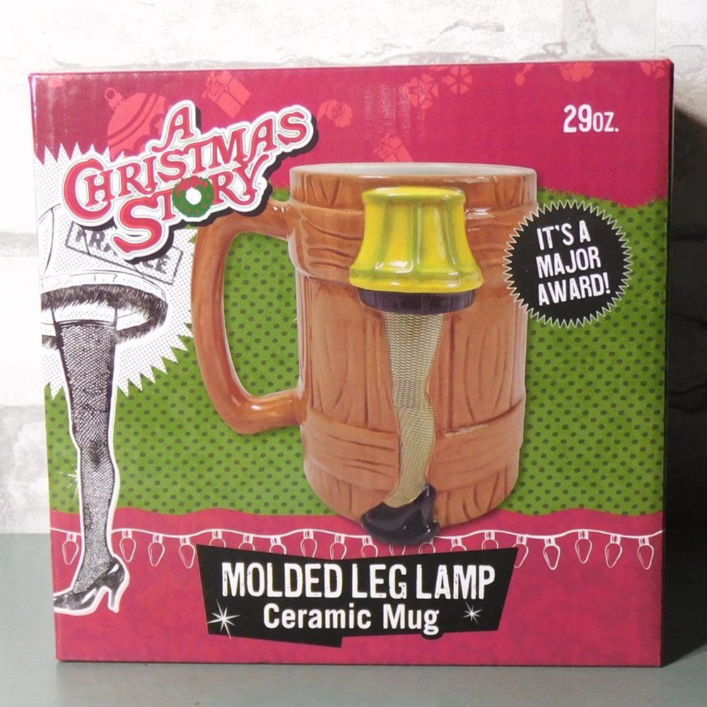 A Christmas Story Leg Lamp Holiday Mug - 29 oz - NEW IN BOX!